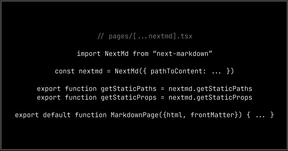 Cover Image for Adding markdown in your nextjs project - in seconds